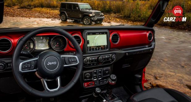 Jeep Wrangler steering wheel