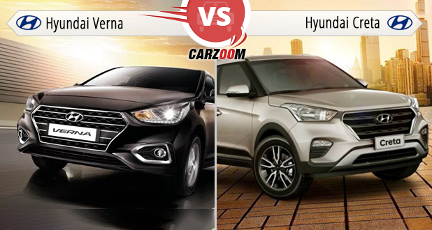 Hyundai Verna Vs Hyundai Creta