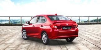 Honda Amaze Exterior Side and Back View