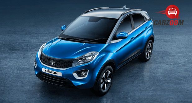 Tata Nexon Exterior Front and Side View