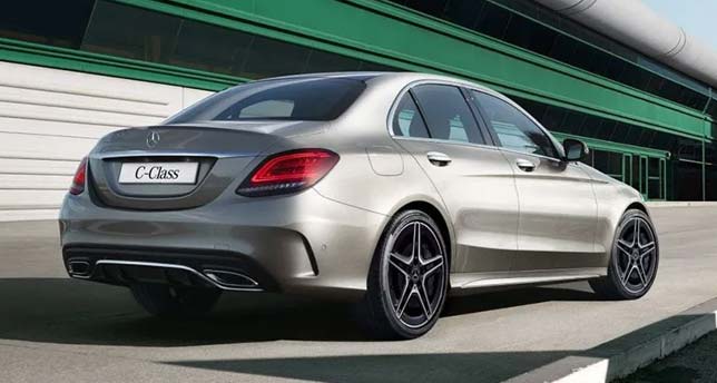 Mercedes-Benz-C-Class-Back-and-Side-View