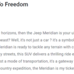 Jeep Meridian